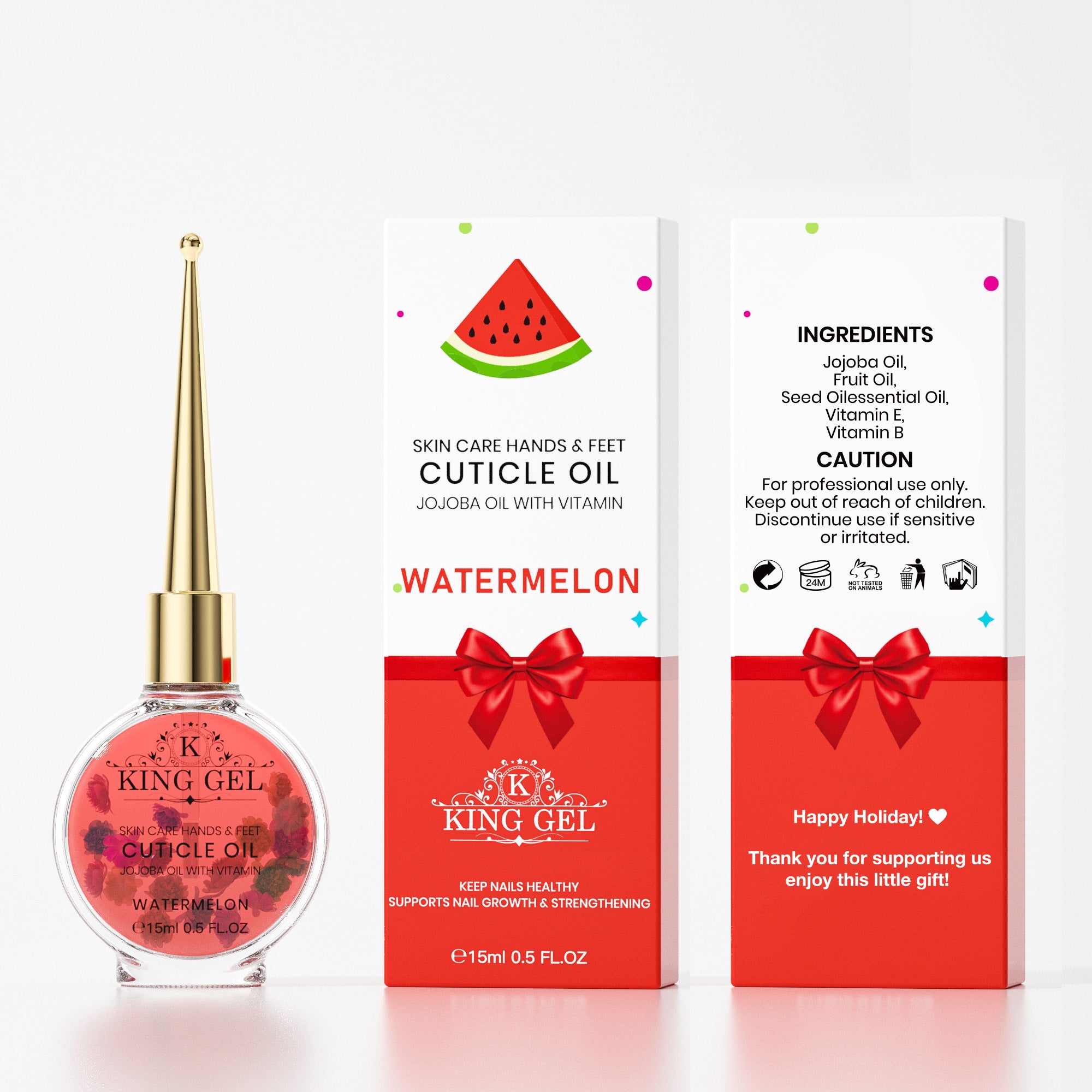Kinggel Cuticle Oil Gift + Gift Box