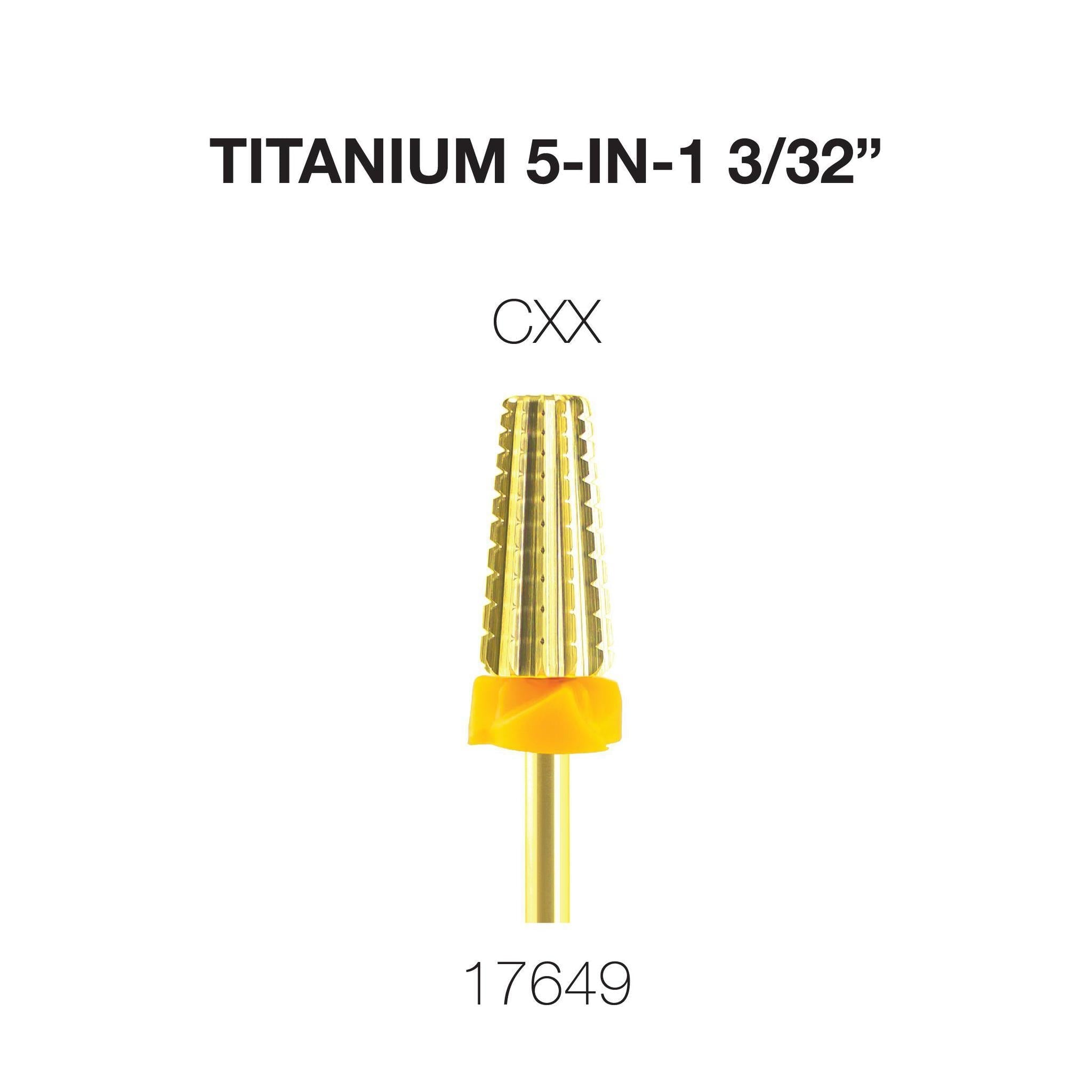 Cre8tion 5-in-1 Nail Filing Bit - Gold, CXX