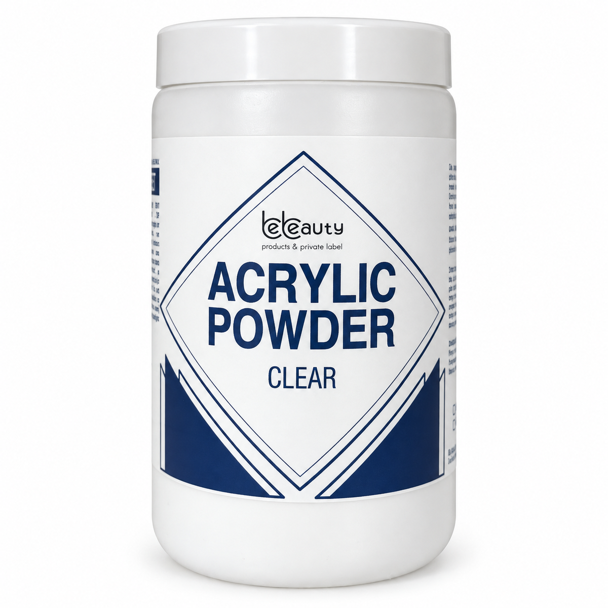 BeBeauty Clear Acrylic Powder 22 oz jar