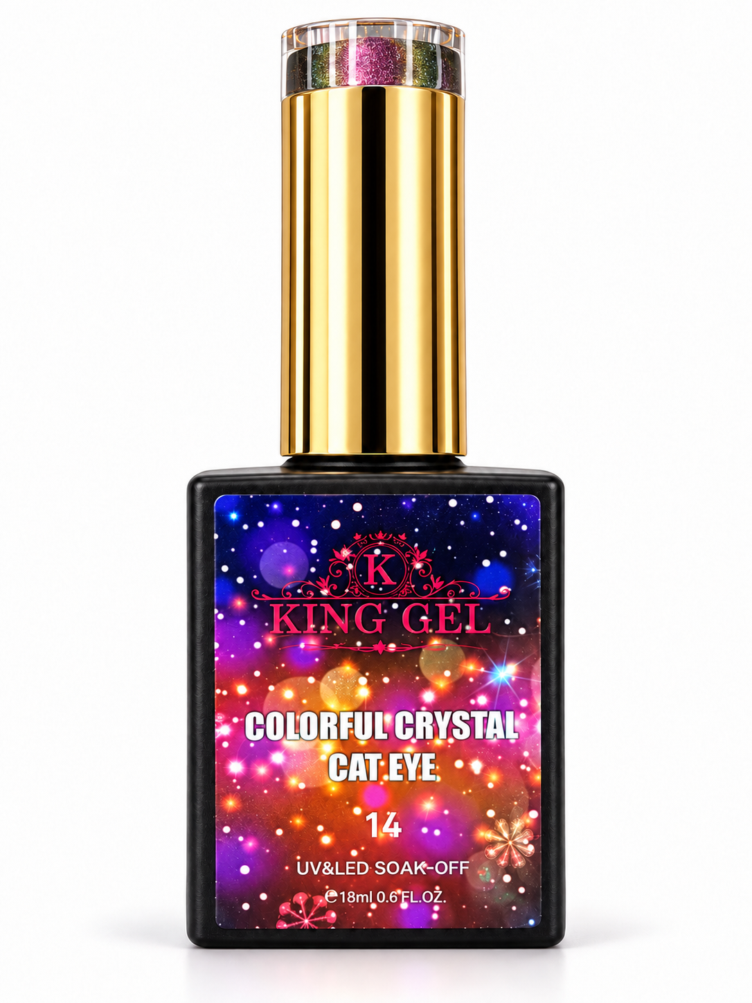 KingGel Colorful Crystal 18 mL bottle