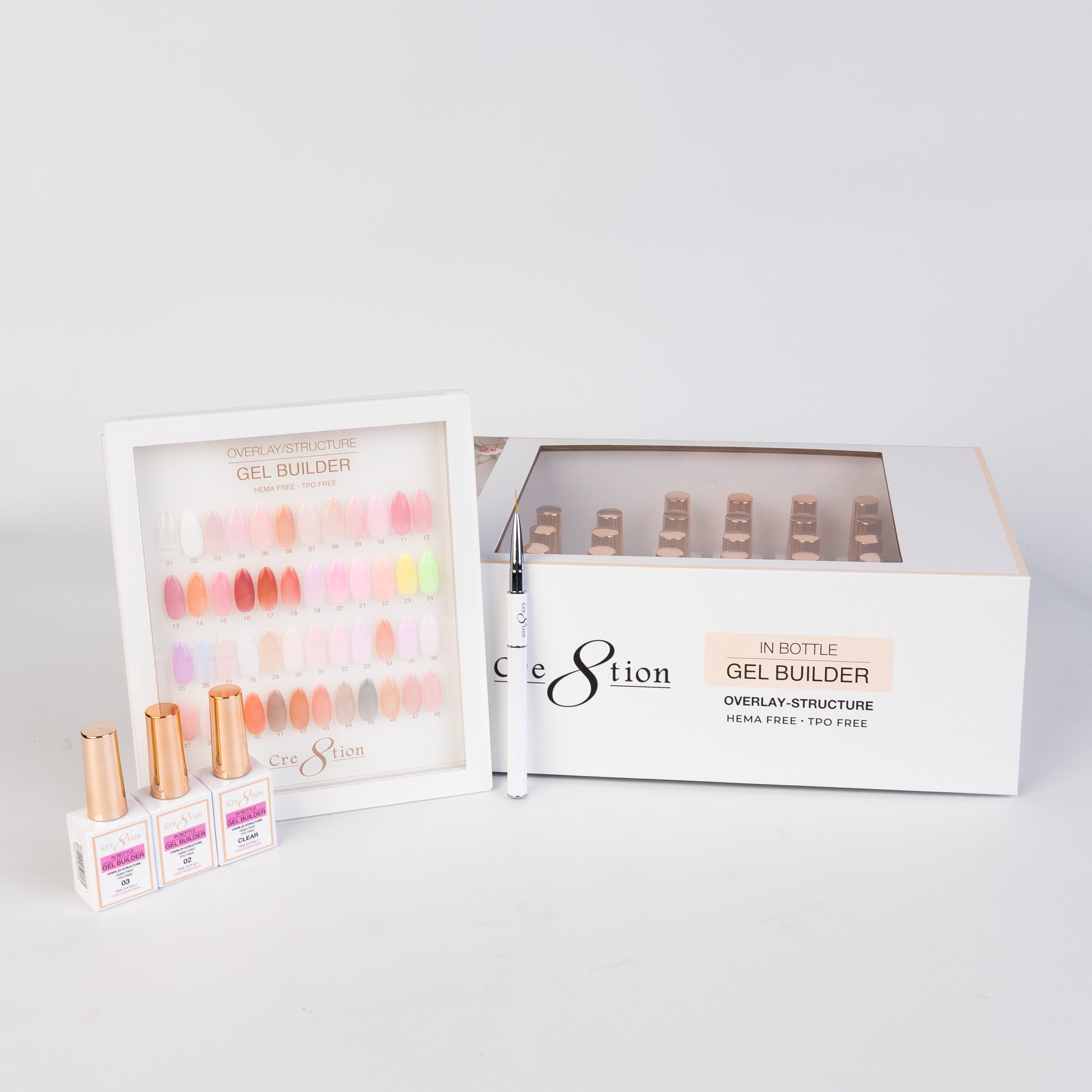 Cre8tion Builder Gel 0.5oz - Full 48 Color Collection
