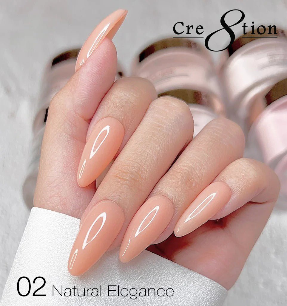 Cre8tion Natural Elegance Powder - 02 - Graceful - 4 oz shade reference
