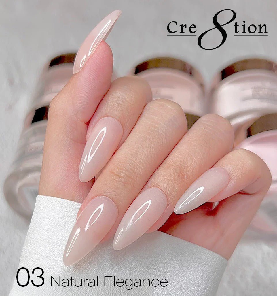 Cre8tion Natural Elegance Powder - 03 - Gentle - 4 oz shade reference