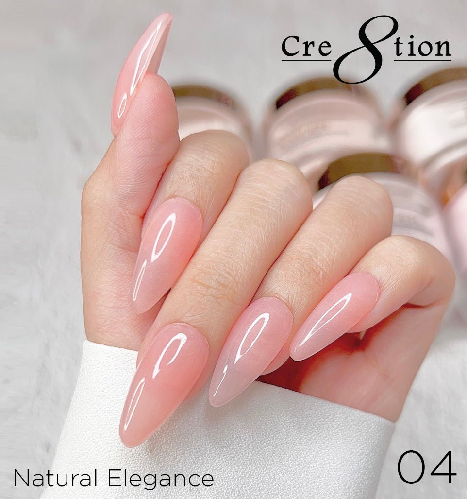 Cre8tion Natural Elegance Powder - 04 - Exquisite - 4 oz shade reference