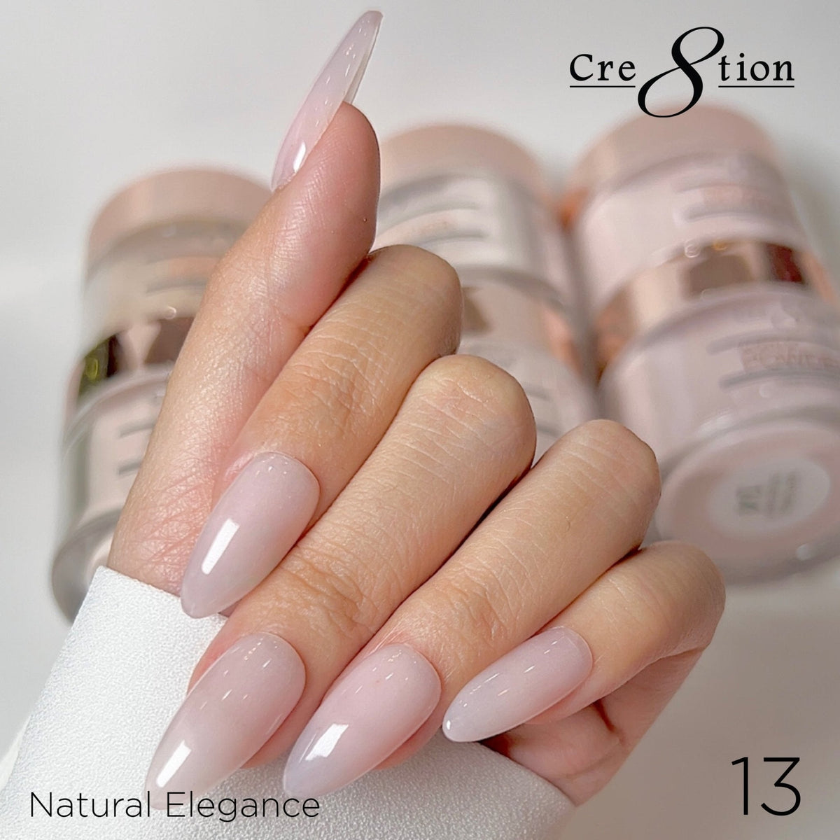 Cre8tion Natural Elegance Powder - 13 - Clean - 4 oz shade reference