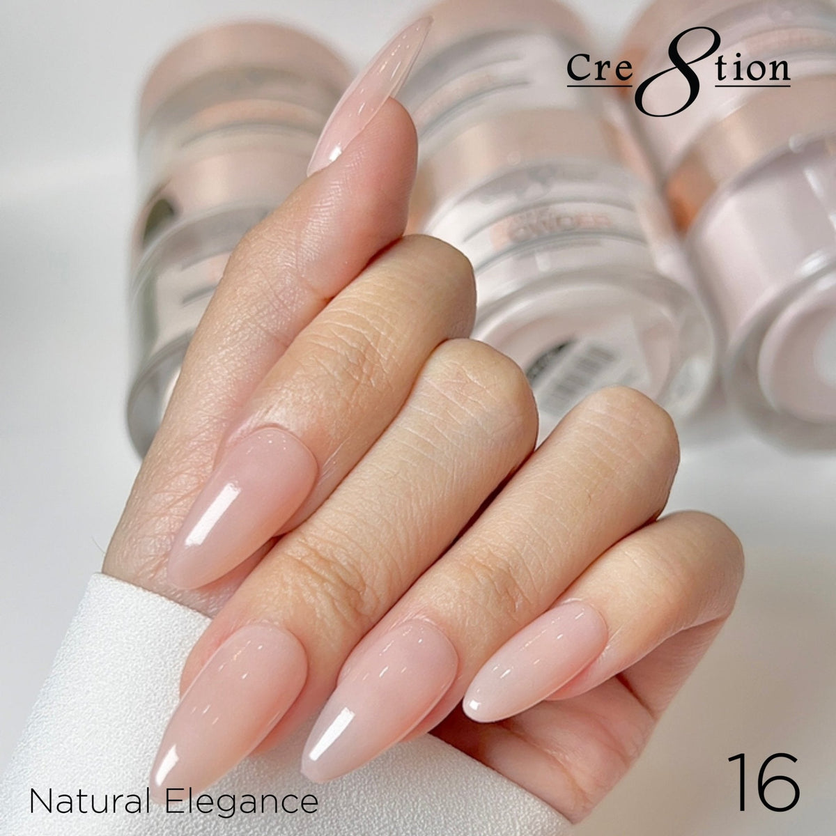 Cre8tion Natural Elegance Powder - 16 - Poised - 4 oz shade reference