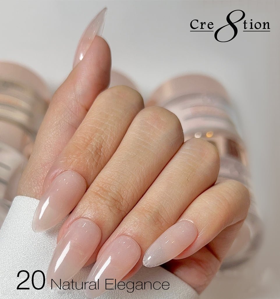 Cre8tion Natural Elegance Powder - 20 - Don’t Look - 4 oz shade reference