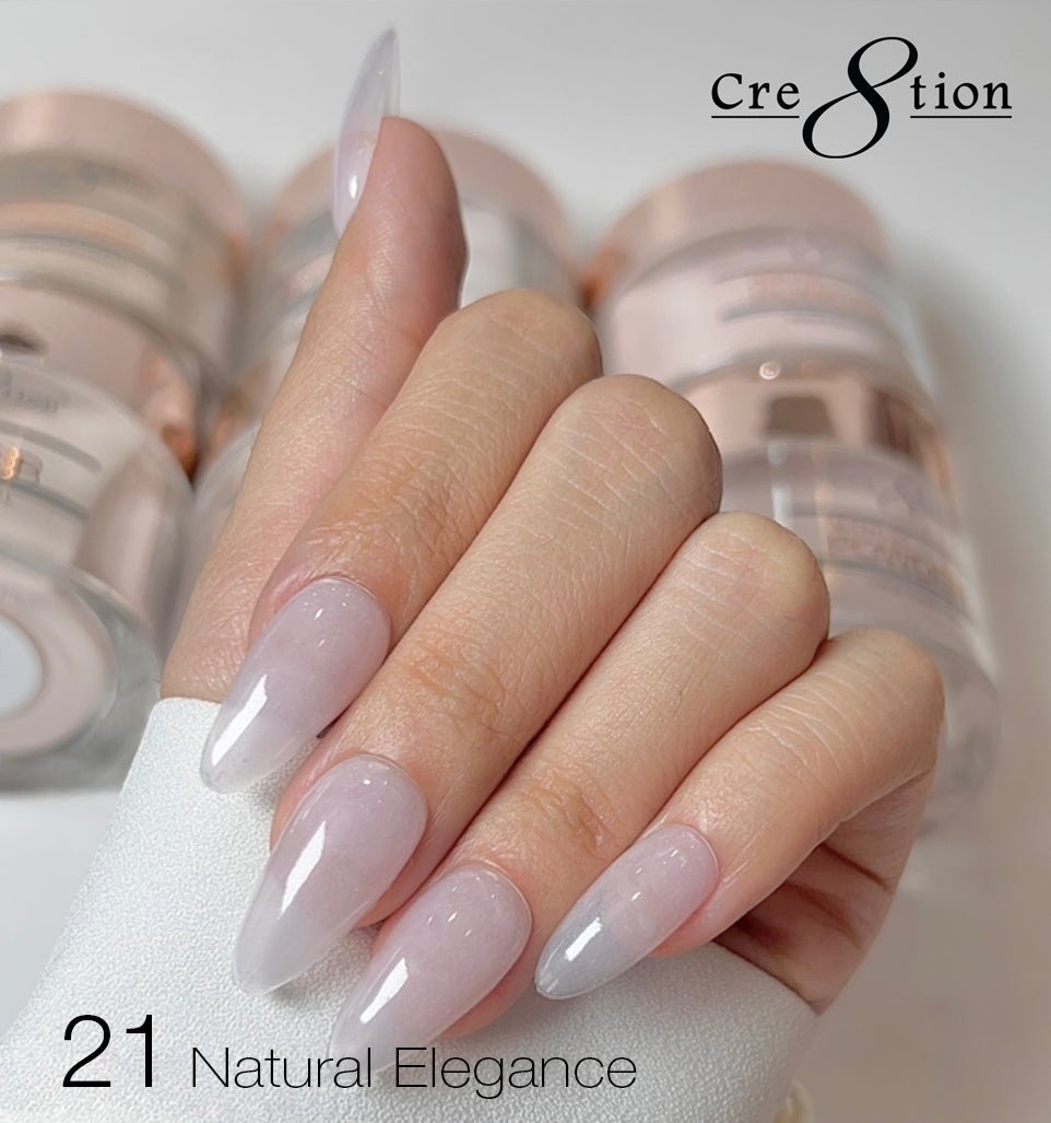 Cre8tion Natural Elegance Powder - 21 - Hello There - 4 oz shade reference