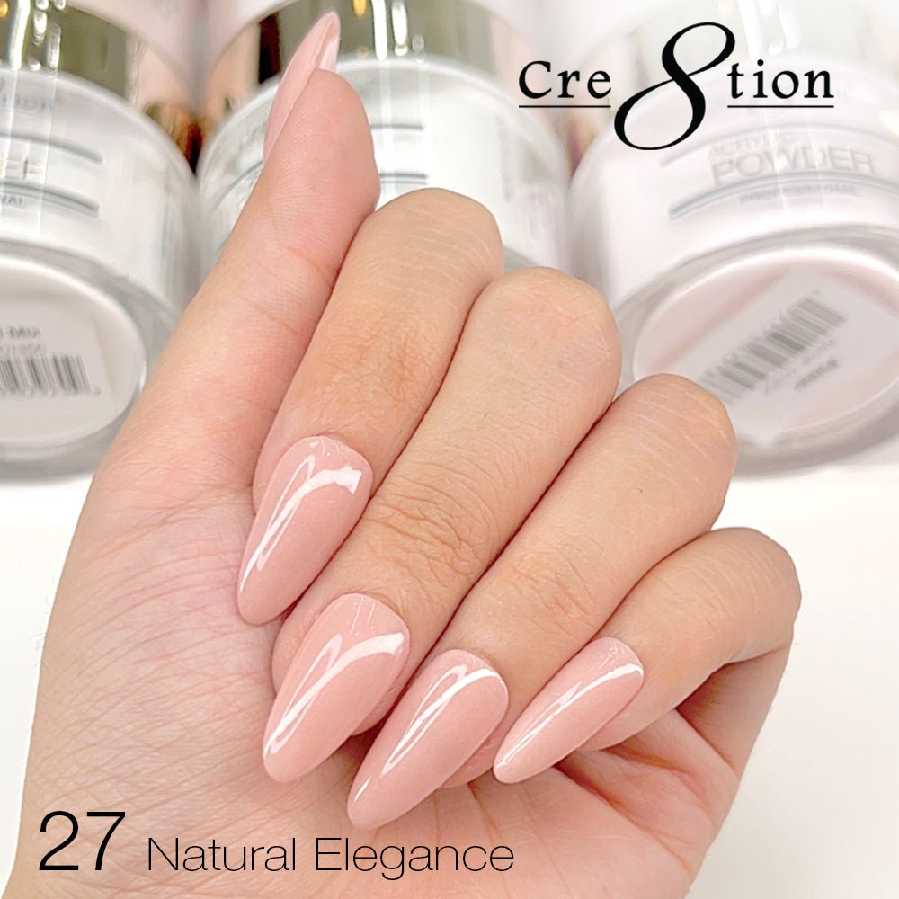 Cre8tion Natural Elegance Powder - 27 - Confidence - 4 oz shade reference