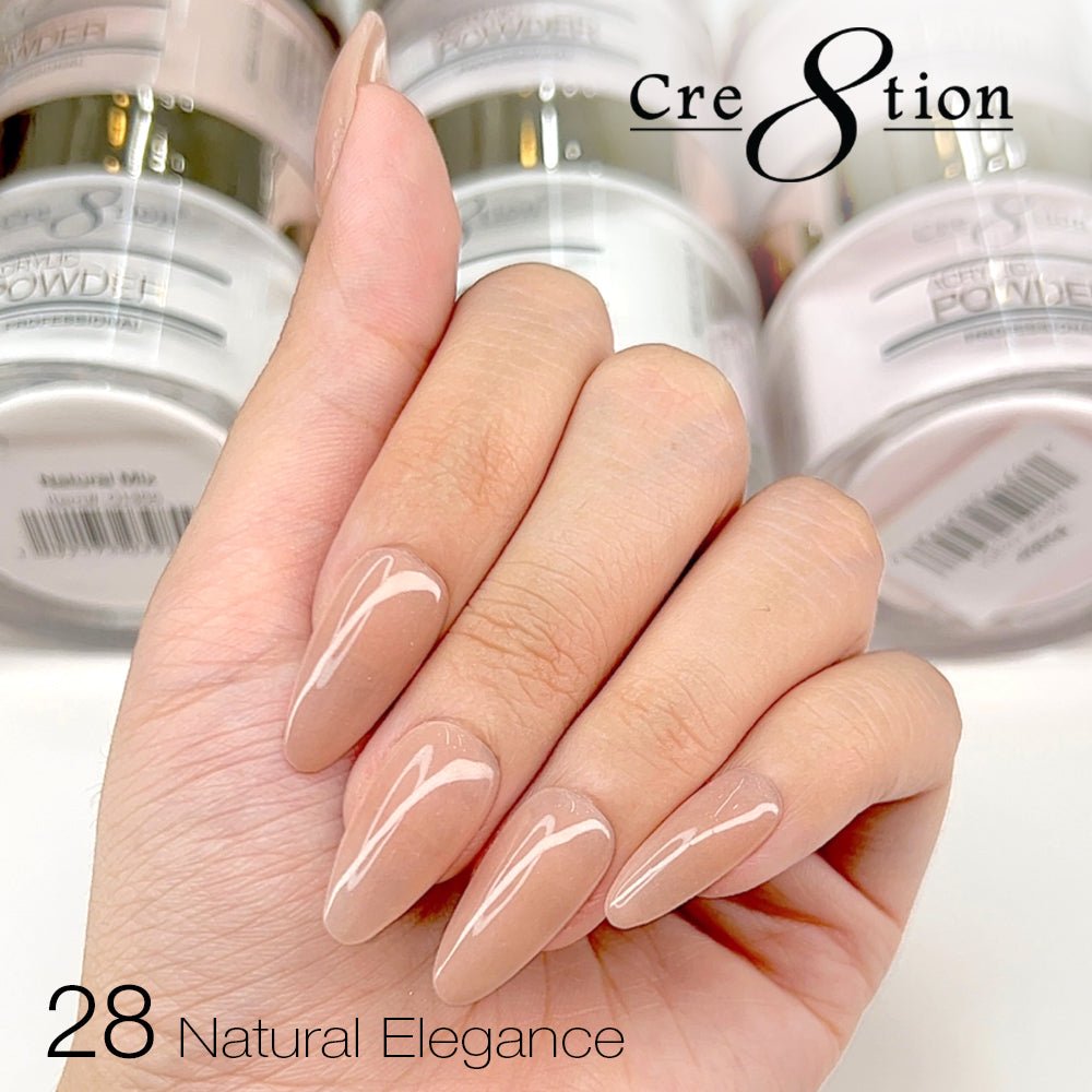 Cre8tion Natural Elegance Powder - 28 - Playful - 4 oz shade reference