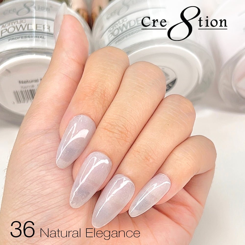 Cre8tion Natural Elegance Powder - 36 - When will we meet again? - 4 oz shade reference