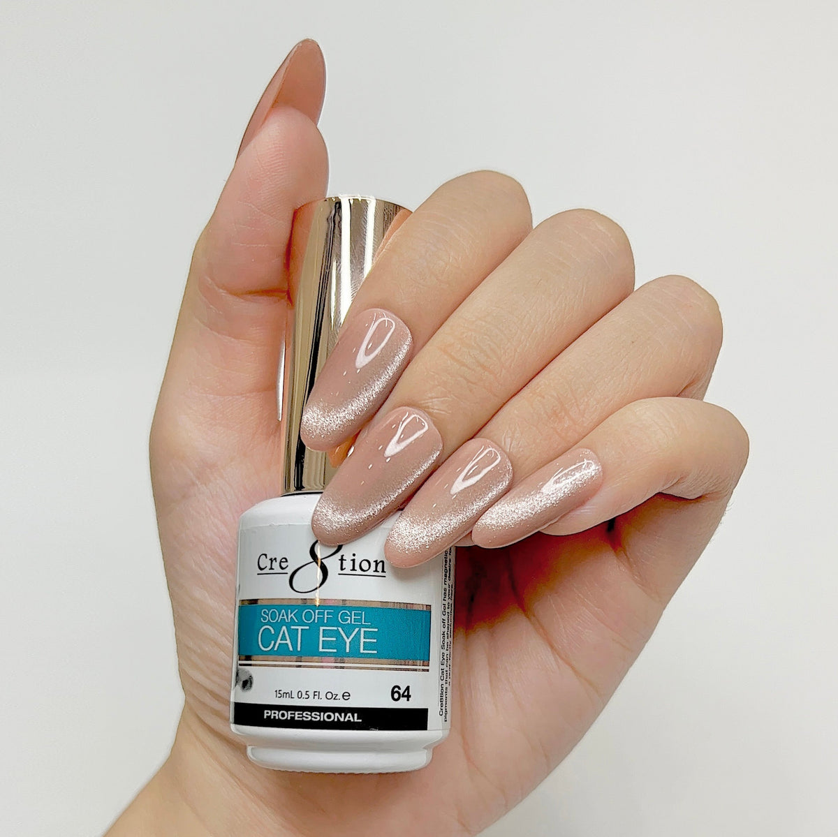 Cre8tion original Cat Eye gel shade #64 (0916-1808), official manufacturer photo