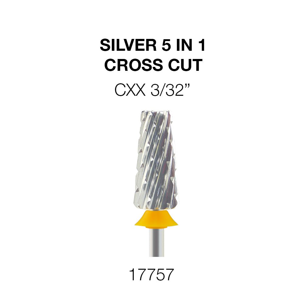 Cre8tion 5-in-1 Nail Filing Bit - Silver, CXX