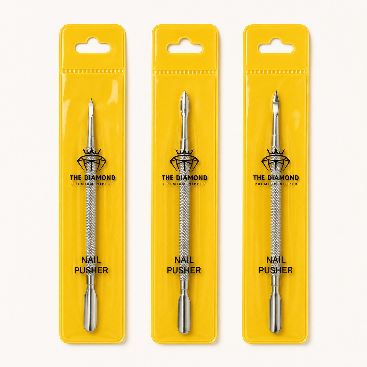 Cuticle Pusher, Nail Pusher - Diamond Premium Nail Pusher - Assorted Model