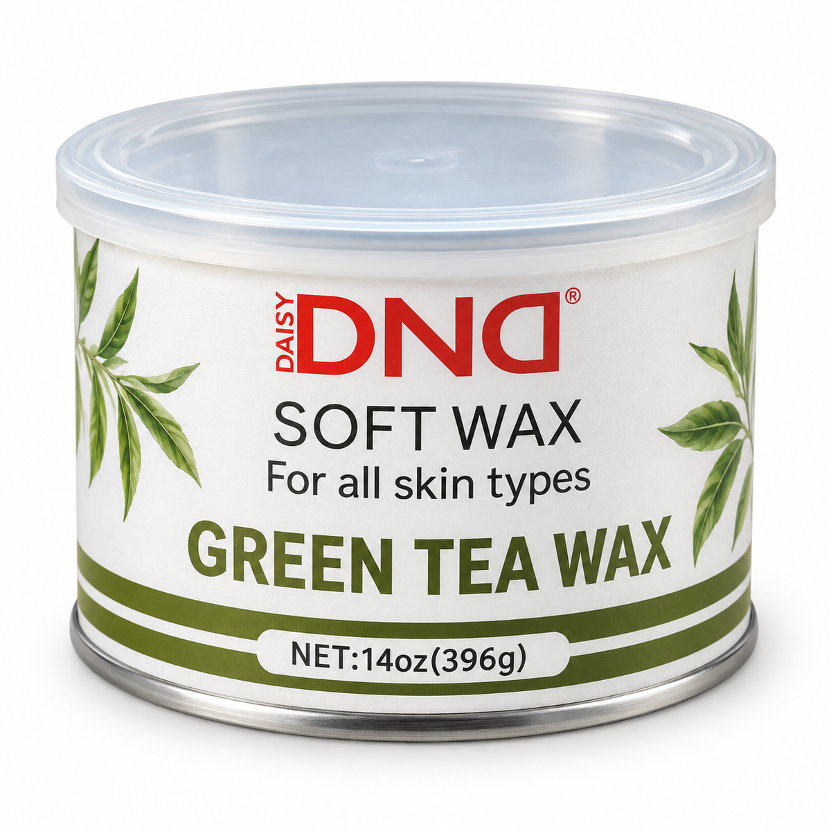 DND Green Tea Soft Wax, one 14 oz (396 g) can