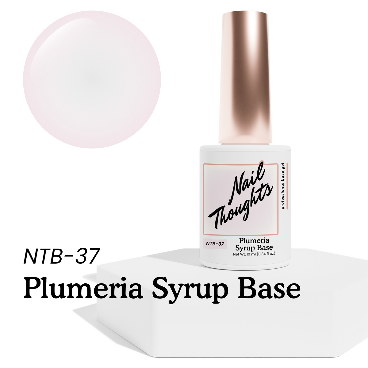 Kokoist Nail Thoughts NTB-37 Plumeria Syrup Base