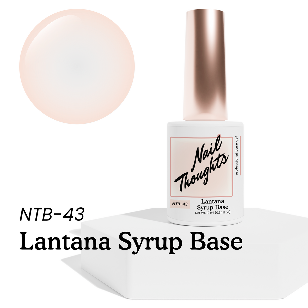 Kokoist Nail Thoughts NTB-43 Lantana Syrup Base