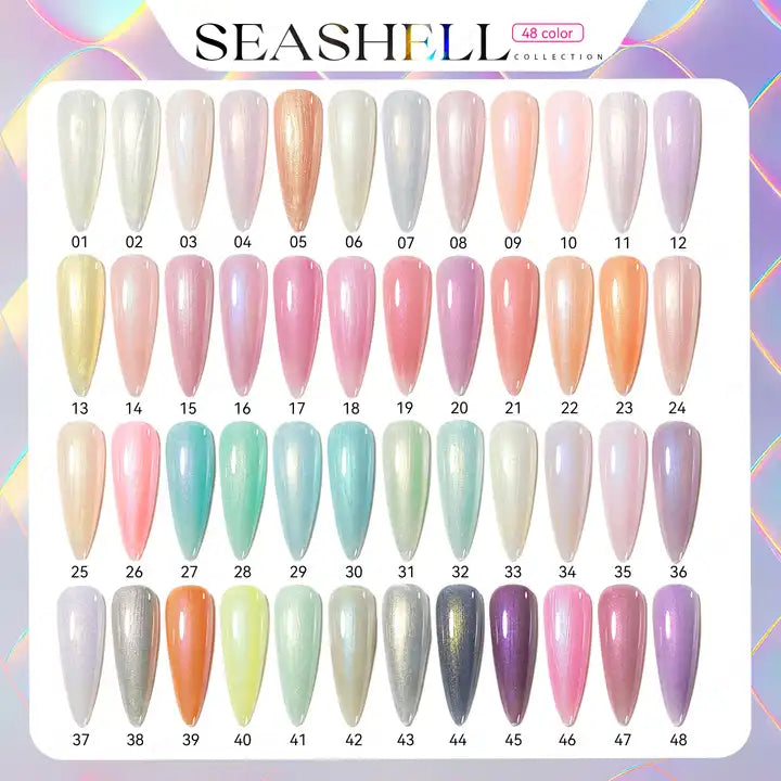 KingGel Gel Color SeaShell Collection 1-48