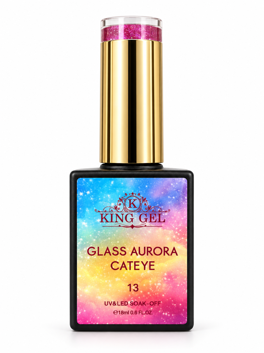 KingGel Glass Aurora Cateyes 18 mL bottle