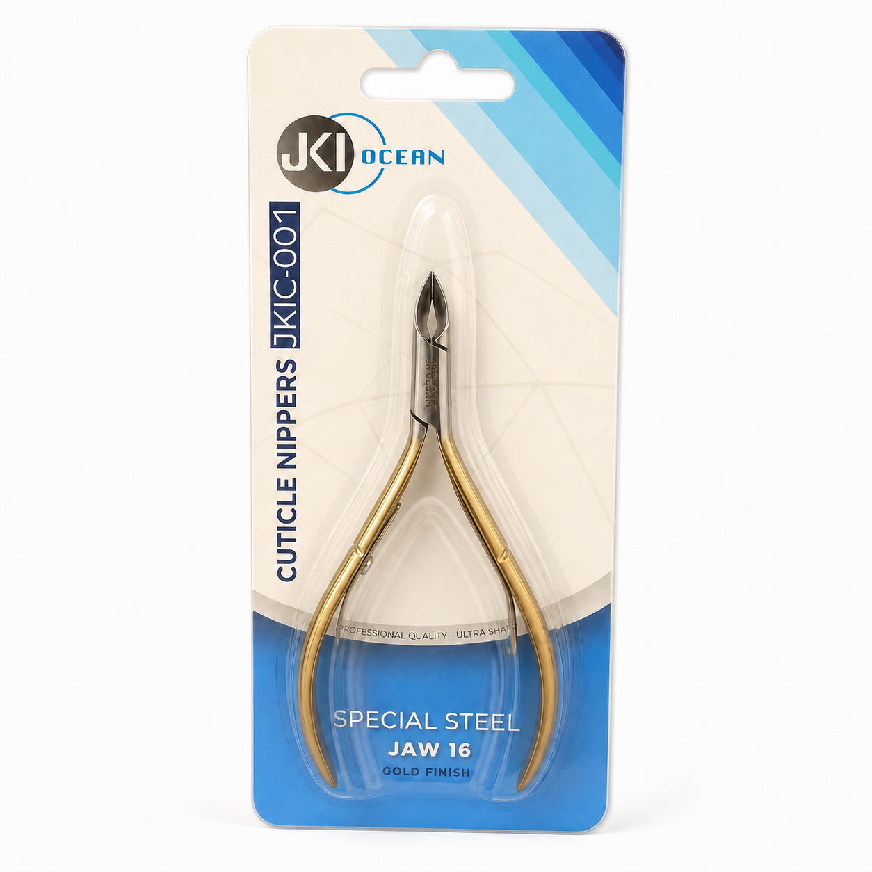 JKIOcean Special Steel Jaw 16 Gold packaged nipper