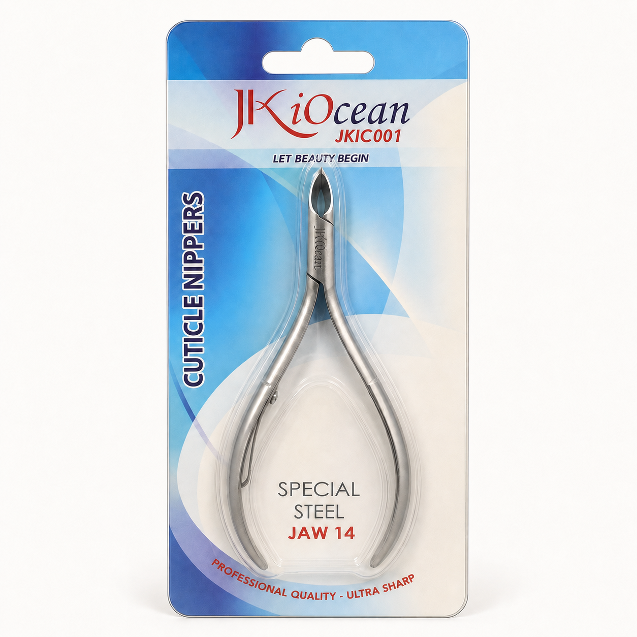 JKIOcean Special Steel Jaw 14 Silver packaged nipper