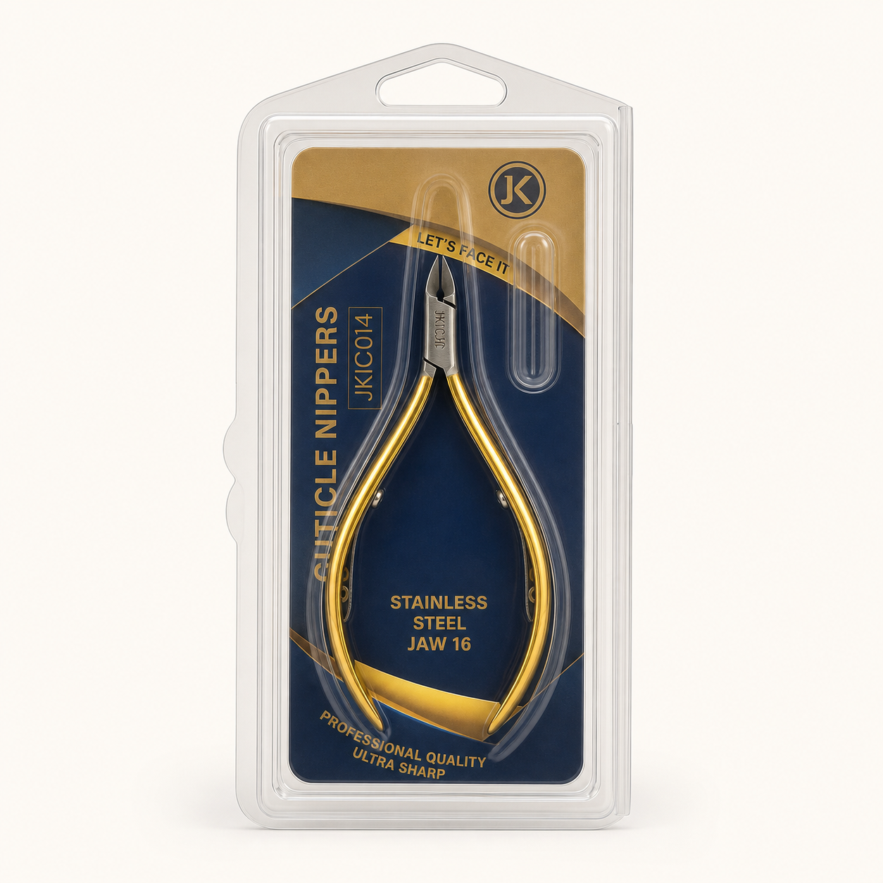JKIOcean Stainless Steel Jaw 16 Gold packaged nipper