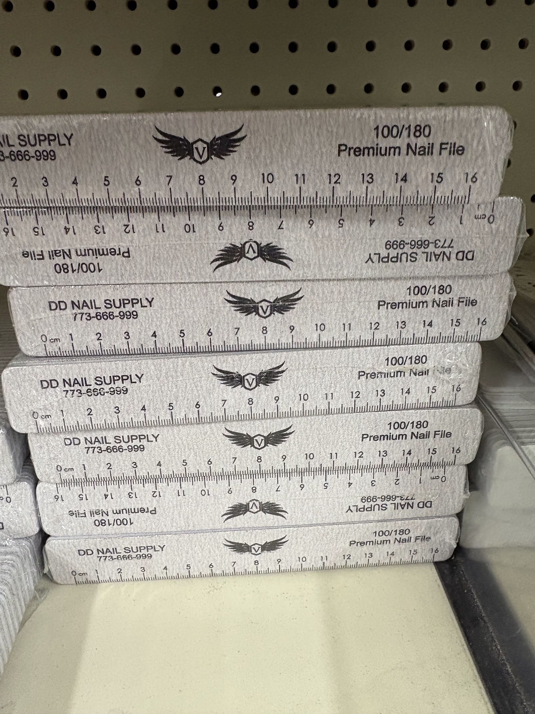 Jumbo Nail Files - Pack of 50 - 100/180 Zebra