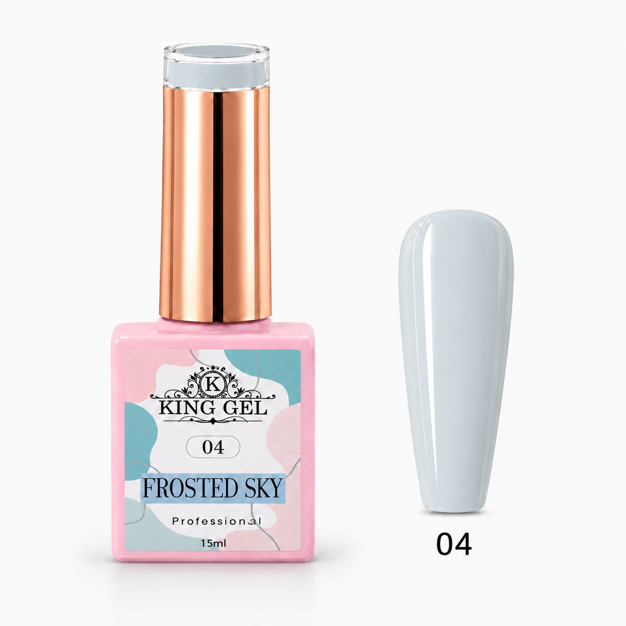 12 Gel Colors Frosted Sky Collection - KingGel Brand - Color 4