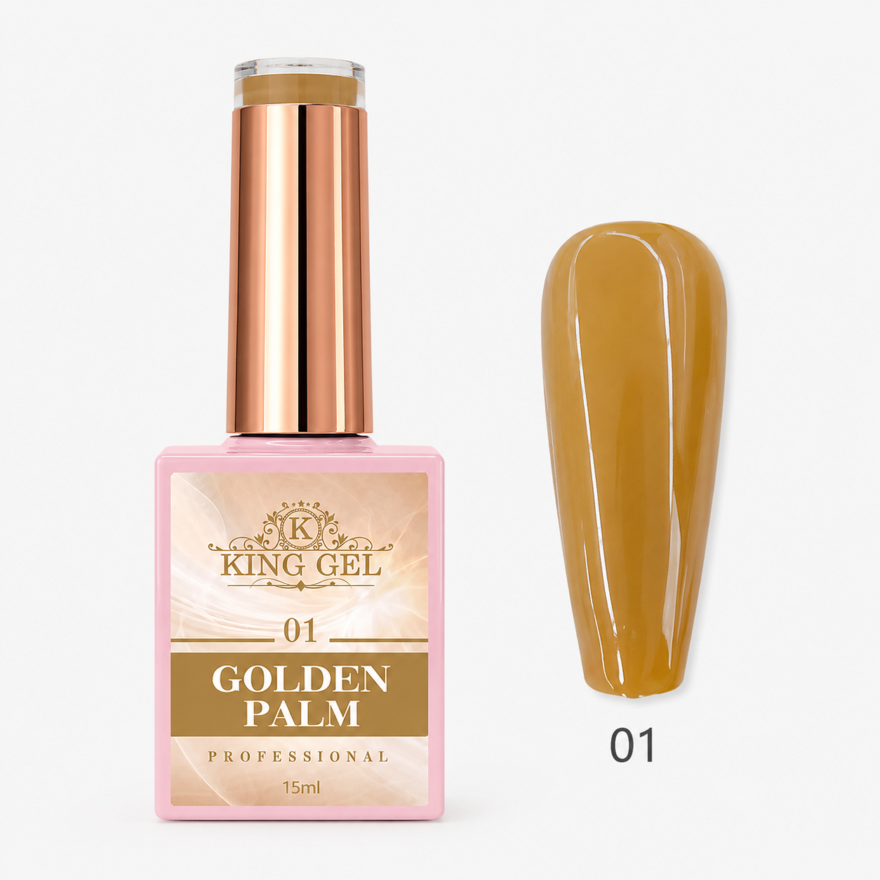 12 Colors Golden Palm Collection - KingGel Brand - Color 1
