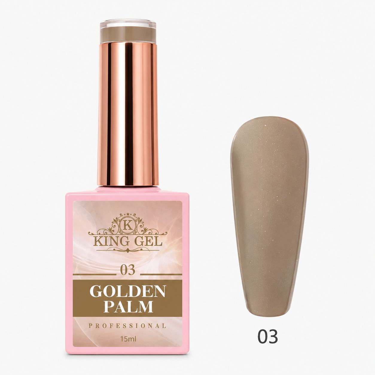 12 Colors Golden Palm Collection - KingGel Brand - Color 3