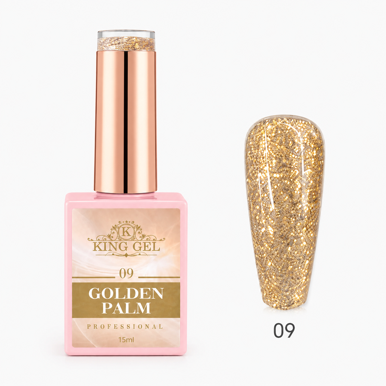 12 Colors Golden Palm Collection - KingGel Brand - Color 9