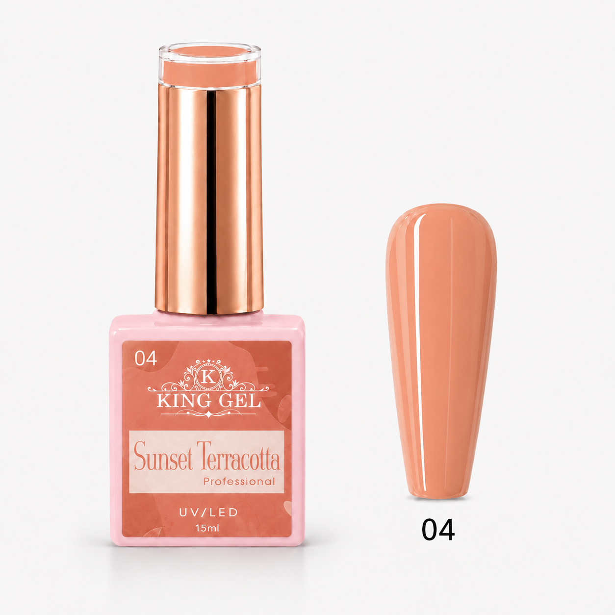 12 Gel Colors Sunset Terracotta Collection - KingGel Brand - Color 4