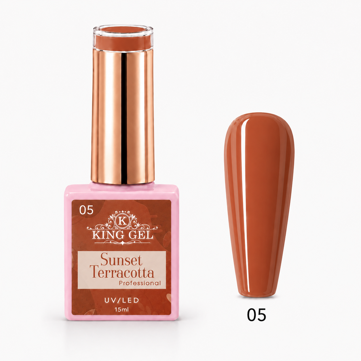 12 Gel Colors Sunset Terracotta Collection - KingGel Brand - Color 5