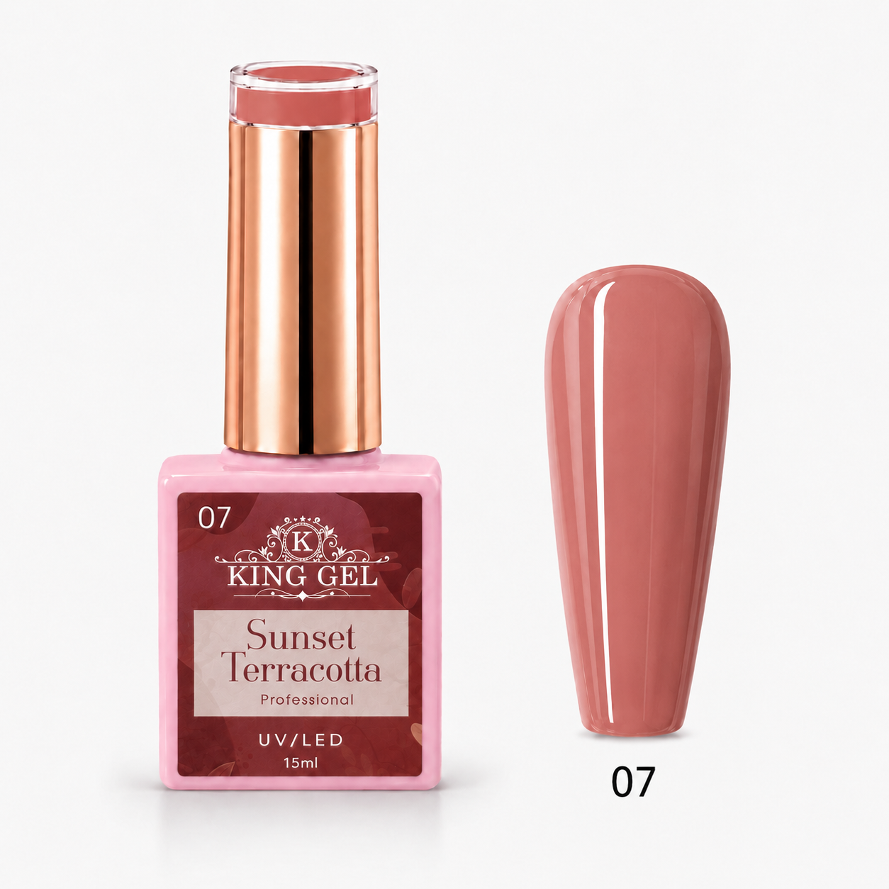 12 Gel Colors Sunset Terracotta Collection - KingGel Brand - Color 7