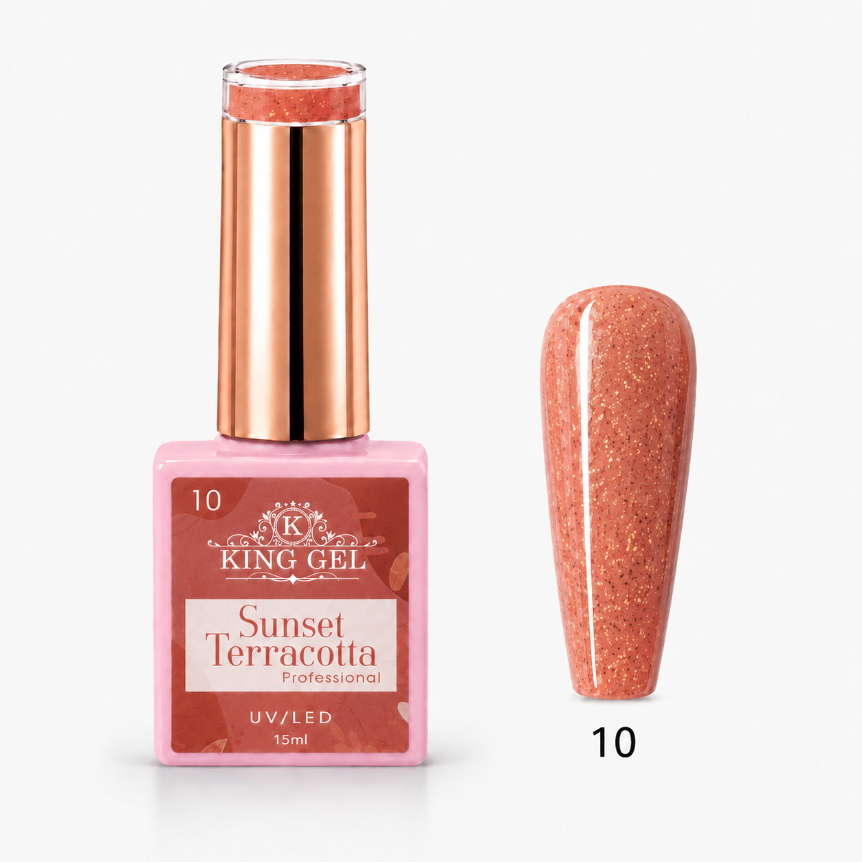 12 Gel Colors Sunset Terracotta Collection - KingGel Brand - Color 10