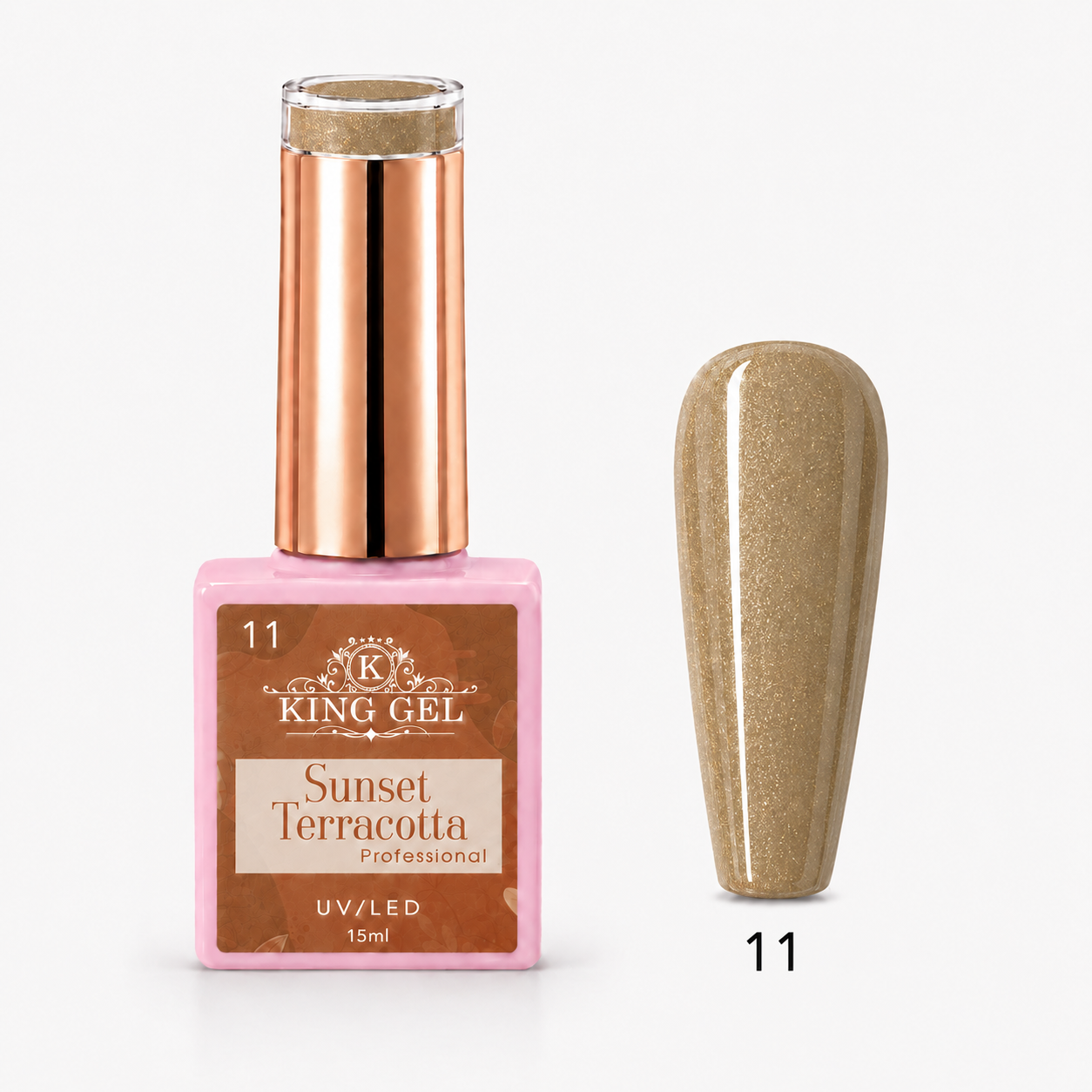 12 Gel Colors Sunset Terracotta Collection - KingGel Brand - Color 11