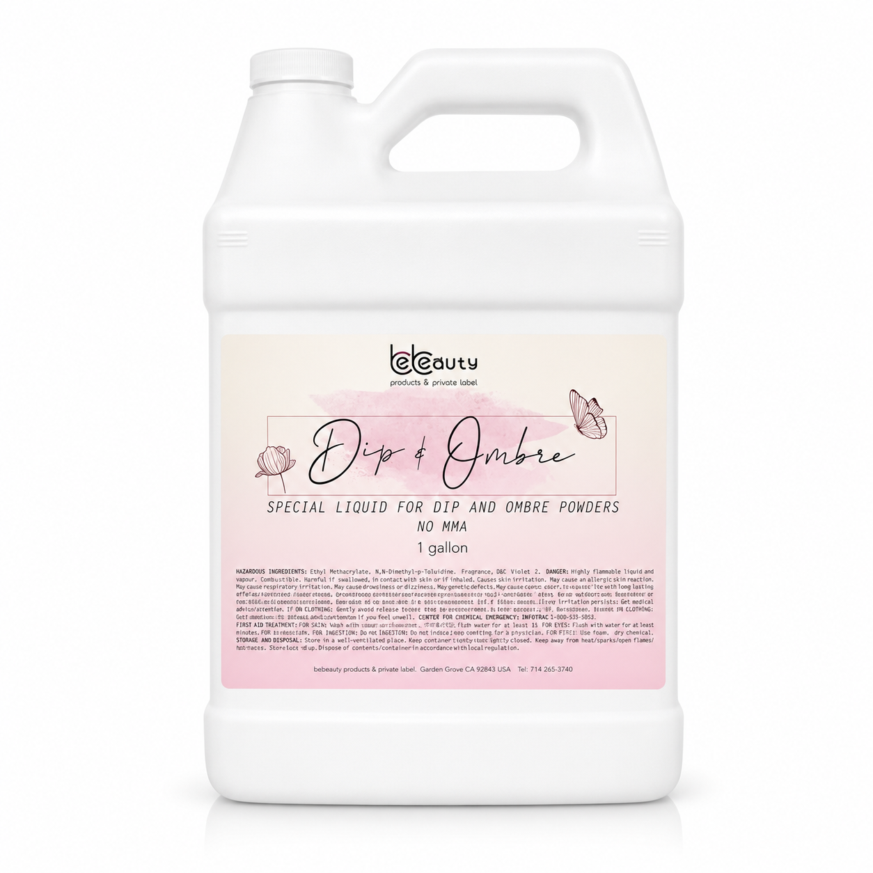 Nail Liquid / Acrylic Monomer - Gallon & Case - BeBeauty Dip & Ombre Liquid