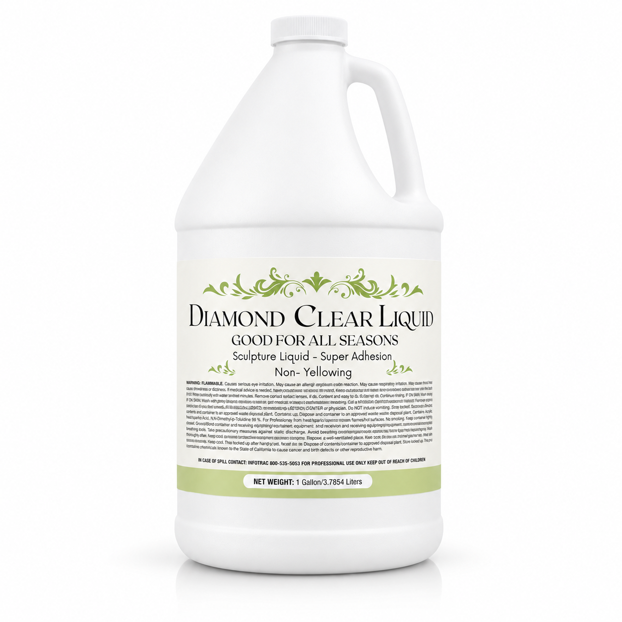 Nail Liquid / Acrylic Monomer - Gallon & Case - Diamond Clear Liquid - Good for All Seasons