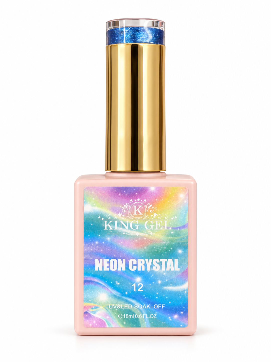 KingGel Neon Crystal Cateyes 18 mL bottle