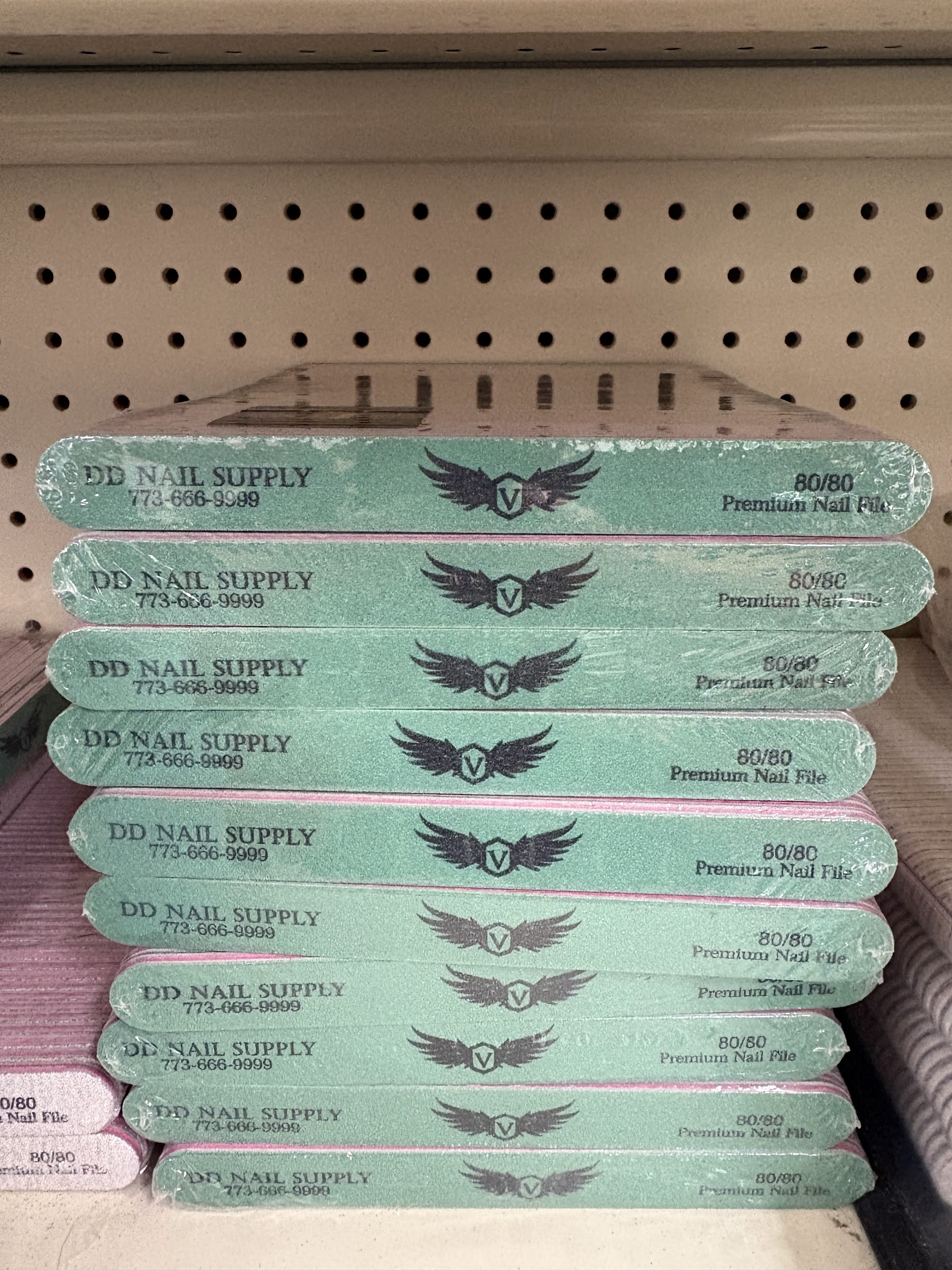 Regular Nail Files - Pack of 50 - 80/80 Green