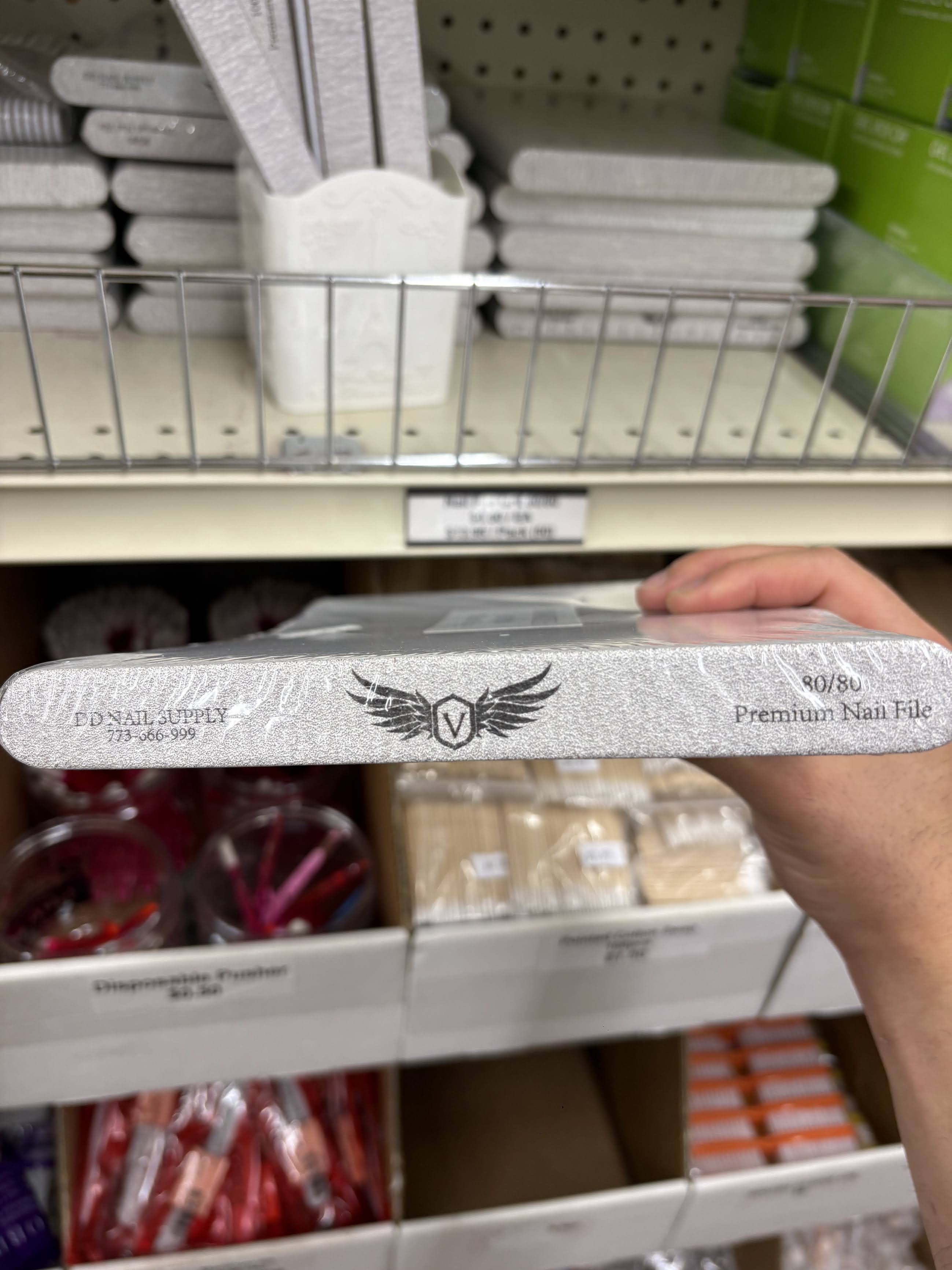 Regular Nail Files - Pack of 50 - 80/80 Zebra