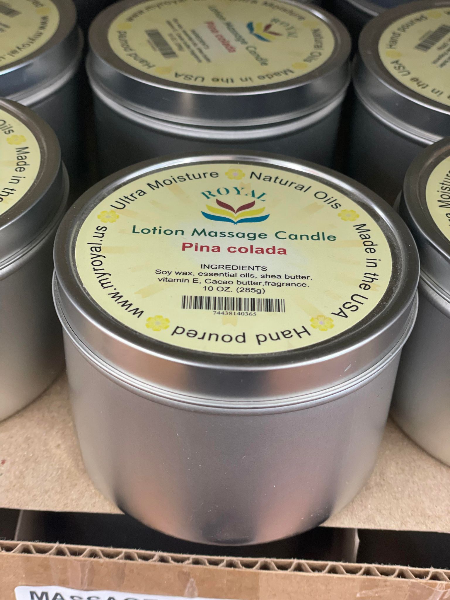 Lotion Massage Candle