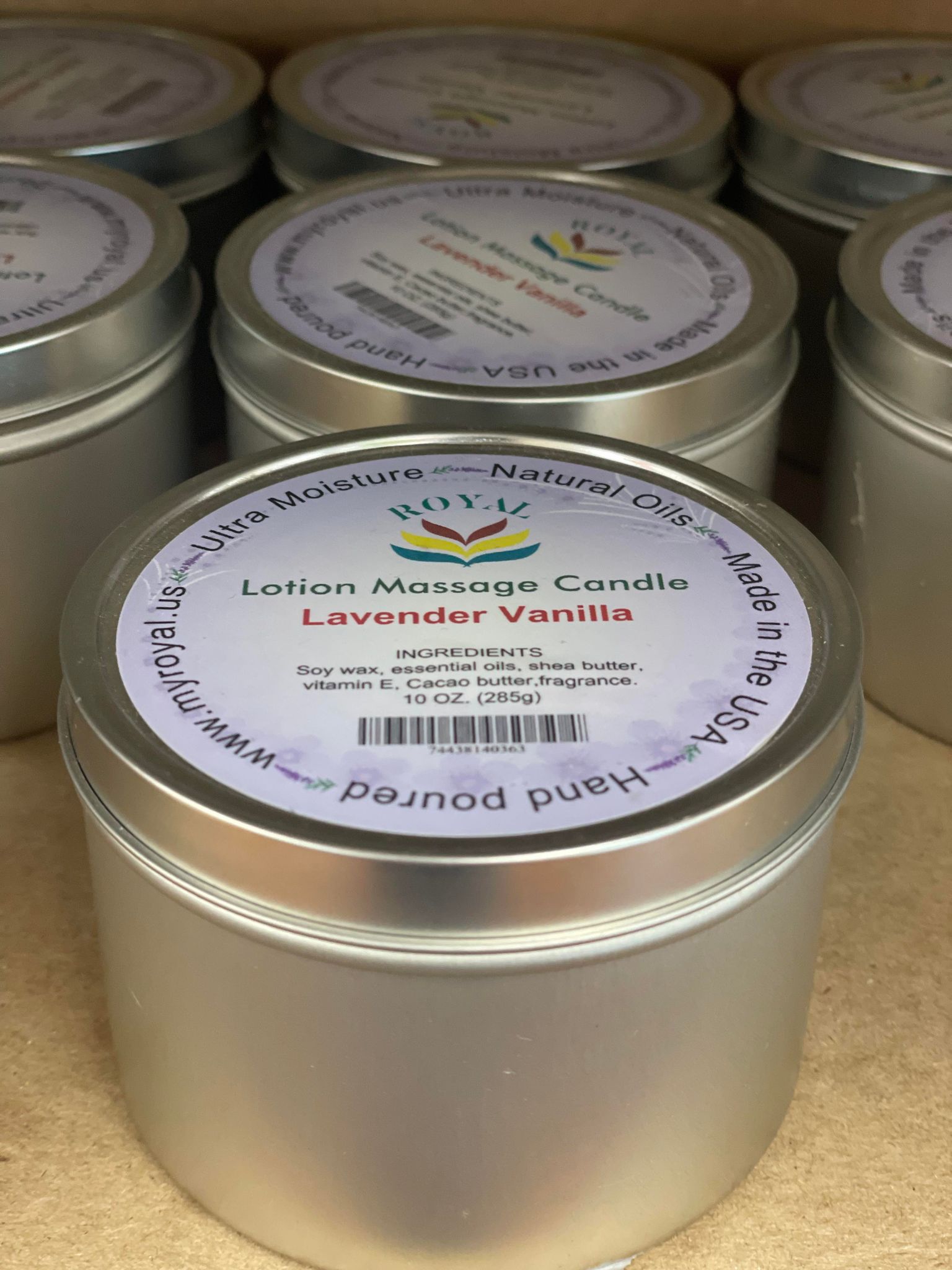 Lotion Massage Candle