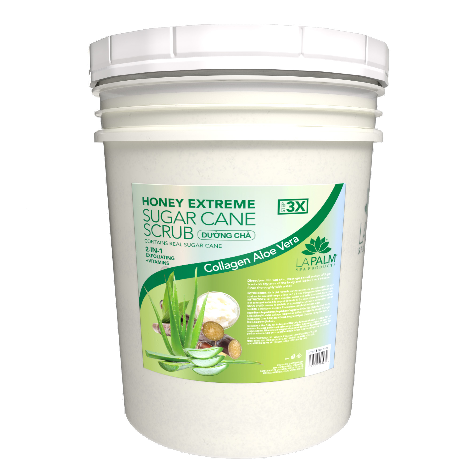 LaPalm Extreme Sugar Scrub Bucket (5 gallons)