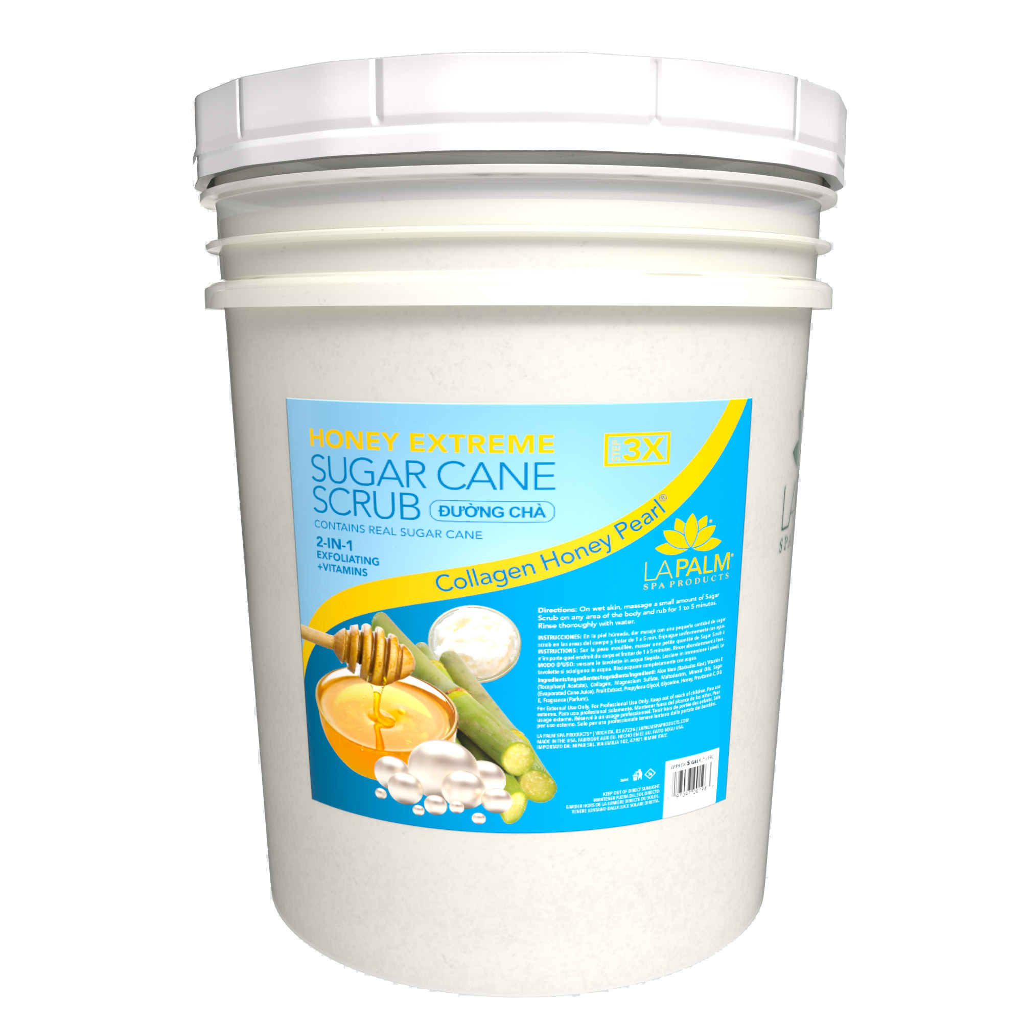 LaPalm Extreme Sugar Scrub Bucket (5 gallons)