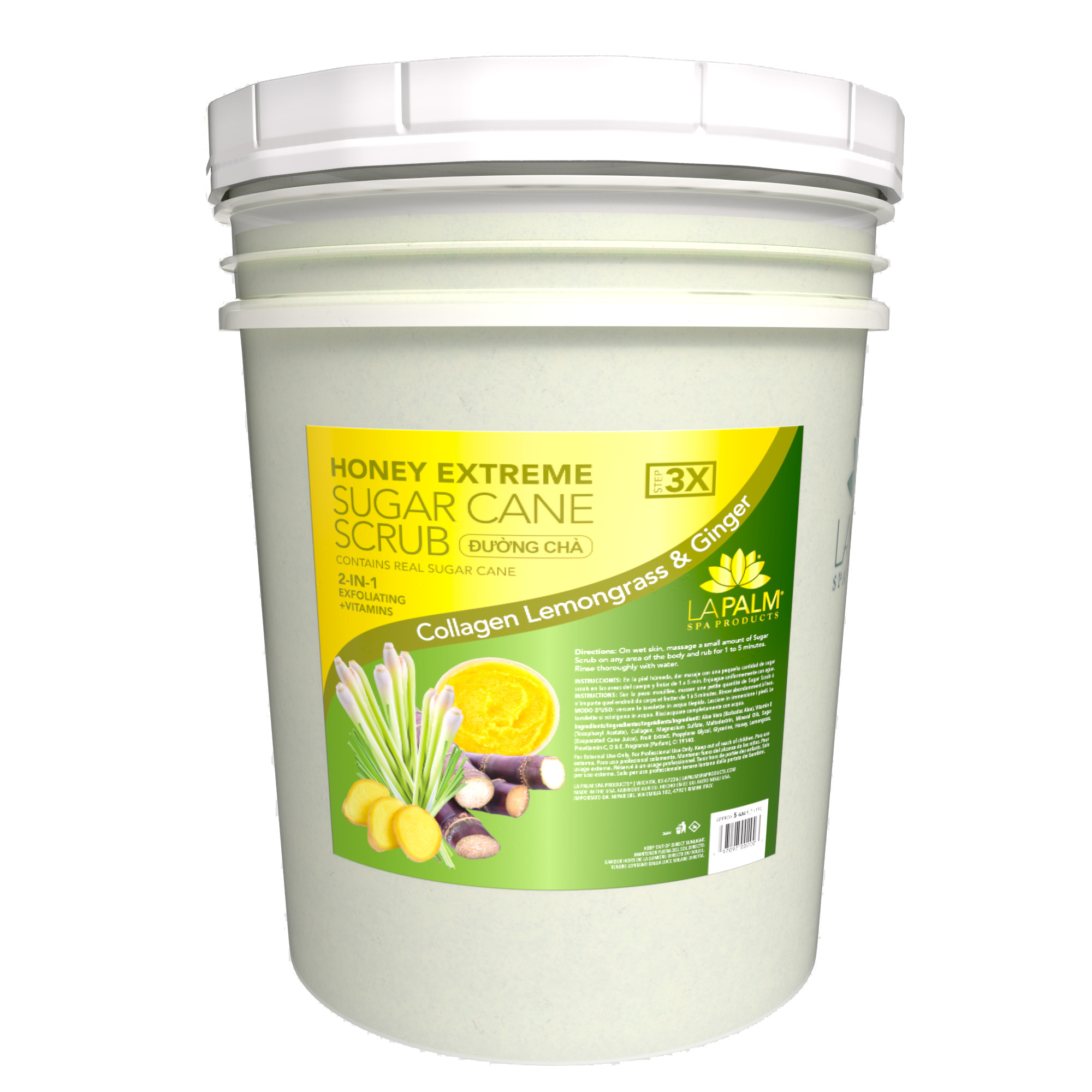 LaPalm Extreme Sugar Scrub Bucket (5 gallons)