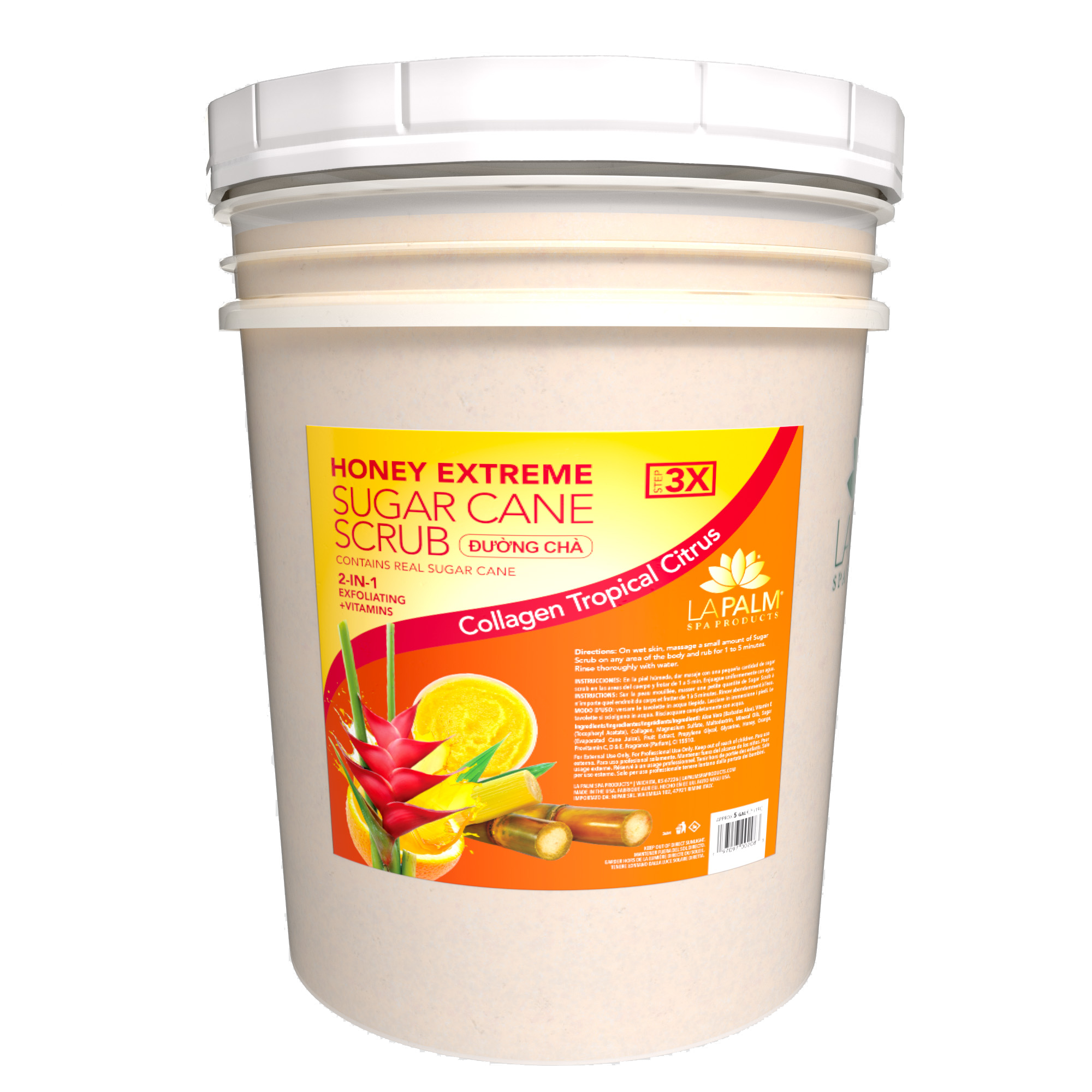 LaPalm Extreme Sugar Scrub Bucket (5 gallons)