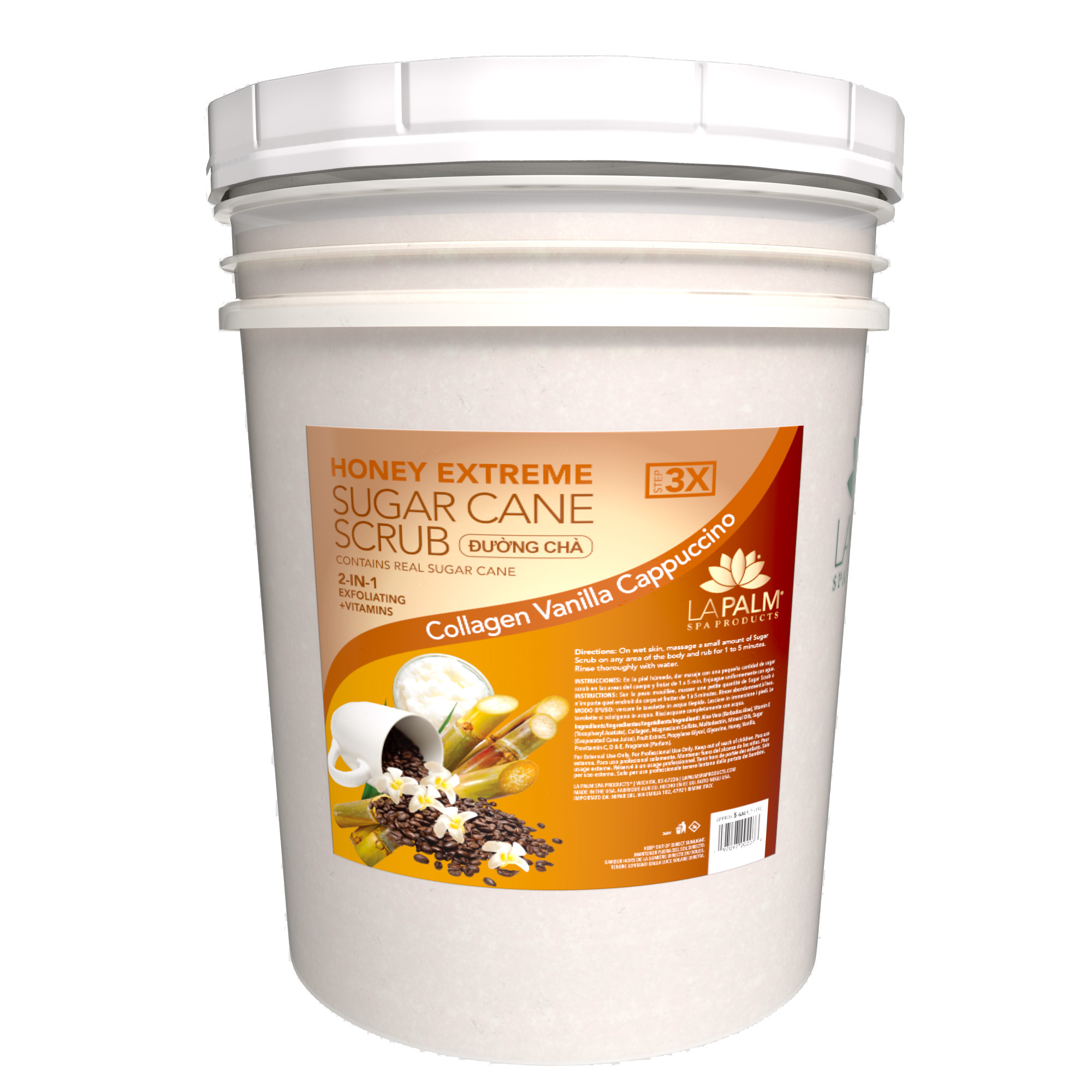 LaPalm Extreme Sugar Scrub Bucket (5 gallons)